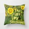Sunflower Home Decor Car Sofa Cushion Cover Bed Printed Pillow Decoration