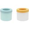 Yirdapall 3D Silicone Cylindrical Ice Maker with Lids, Pack of 2, Durable, Soft, Leak-Proof, Holds 60 Small 1.3cm Ice Cubes, Easy To Discard, DIY Smal