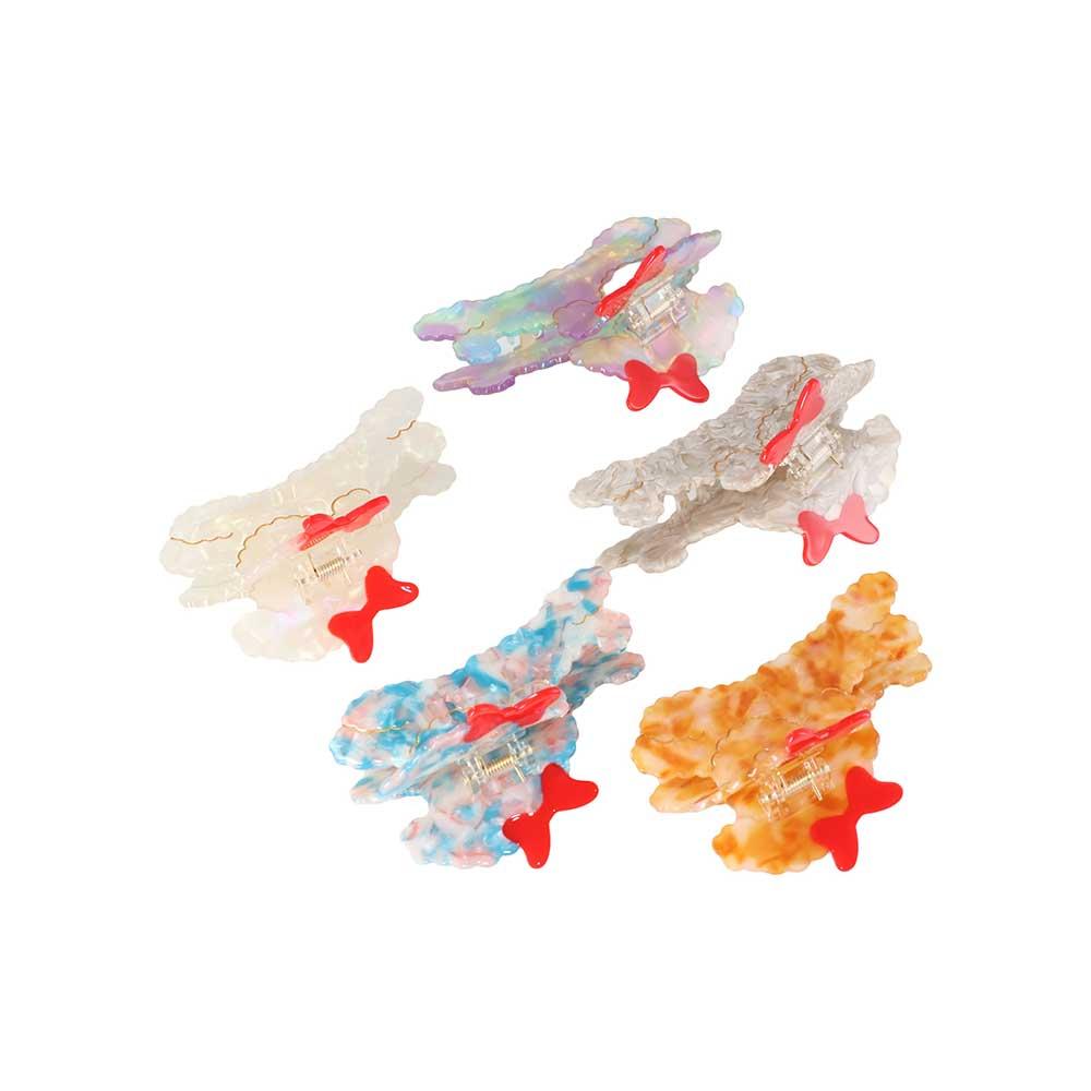Poodle Dog Acetate Hair Clips Women Hairgrips Korean Shark Clip Ponytail Holder Animal Hair Claws