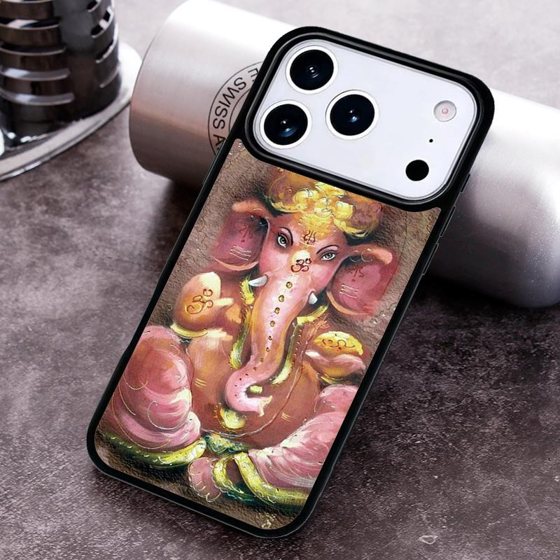 

Ganesha Phone Case for iPhone 17 16 15 Pro Max Air 14 13 12 11 Plus Shockproof Cover iPhone 16