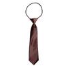 Solid Color Satin Kids Elastic Tie, Pre-tied Lazy Children Necktie, Uniform Accessory for Boys Girls School Daily Birthday Formal Occasion