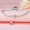 Beads Copper Charms Original Dumbbell Girl Beads Fit Bracelet Jewelry Diy Women Fine Gift Accessory