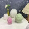 1 Pcs Large Eggs Shaped Flower Ball Candle Silicone Molds Diy Candle Making Supplies Wholesale Handmade Molds For Resin