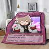 Anime YU GI OH Card Printed Blanket Picnic Blankets Warm Blanket Soft and Comfortable Blanket Home Travel Birthday Gift