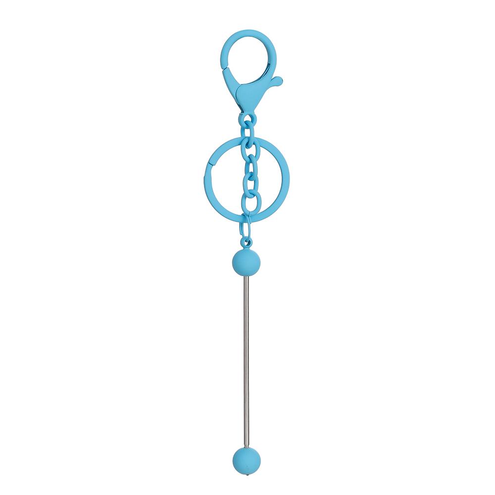 1/5 Stück Bunte Metall-Schlüsselanhängerstangen zum Auffädeln Leere für Perlen Anhänger Schmuck Charms DIY Bastelarbeiten Schlüsselanhänger Herstellung Geschenk