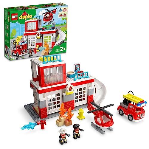 LEGO Duplo Duplo City Firefighter Helicopter 10970 Toy Block Present Infant Baby Firefighter Helicopter Boys Girls 2 years old and up
