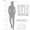 2pcs White Plastic Fence Courtyard Hedge Garden Fence Edging Border Decorative Landscape Small Low Fence For Tree Flower Bed