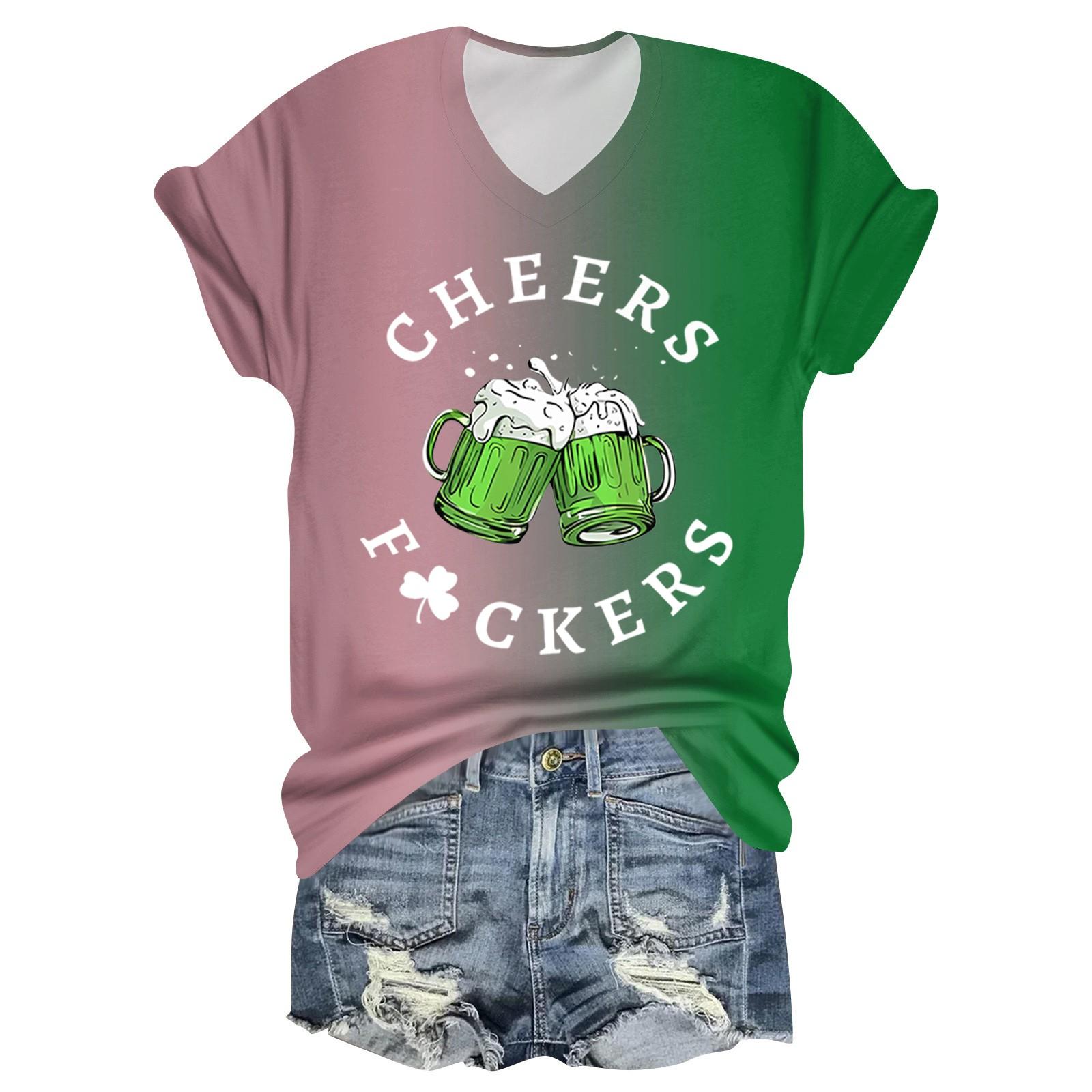 

Женская модная повседневная футболка с коротким рукавом и V-образным вырезом XXXXL белый