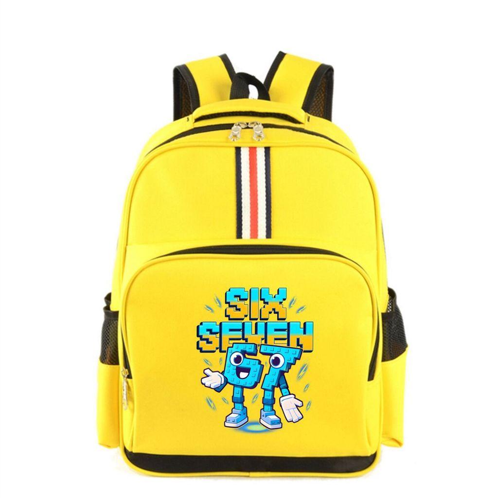 

Дитячий рюкзак з принтом Стеал А Брейнрот 67 Студентський Шкільний Сумка з Оксфордської Тканини 34*28*11cm