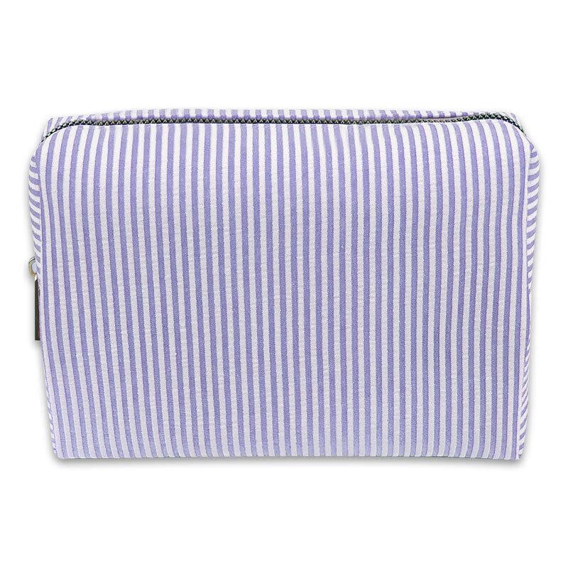 Miling Fashion Striped Portable Cosmetic Bag