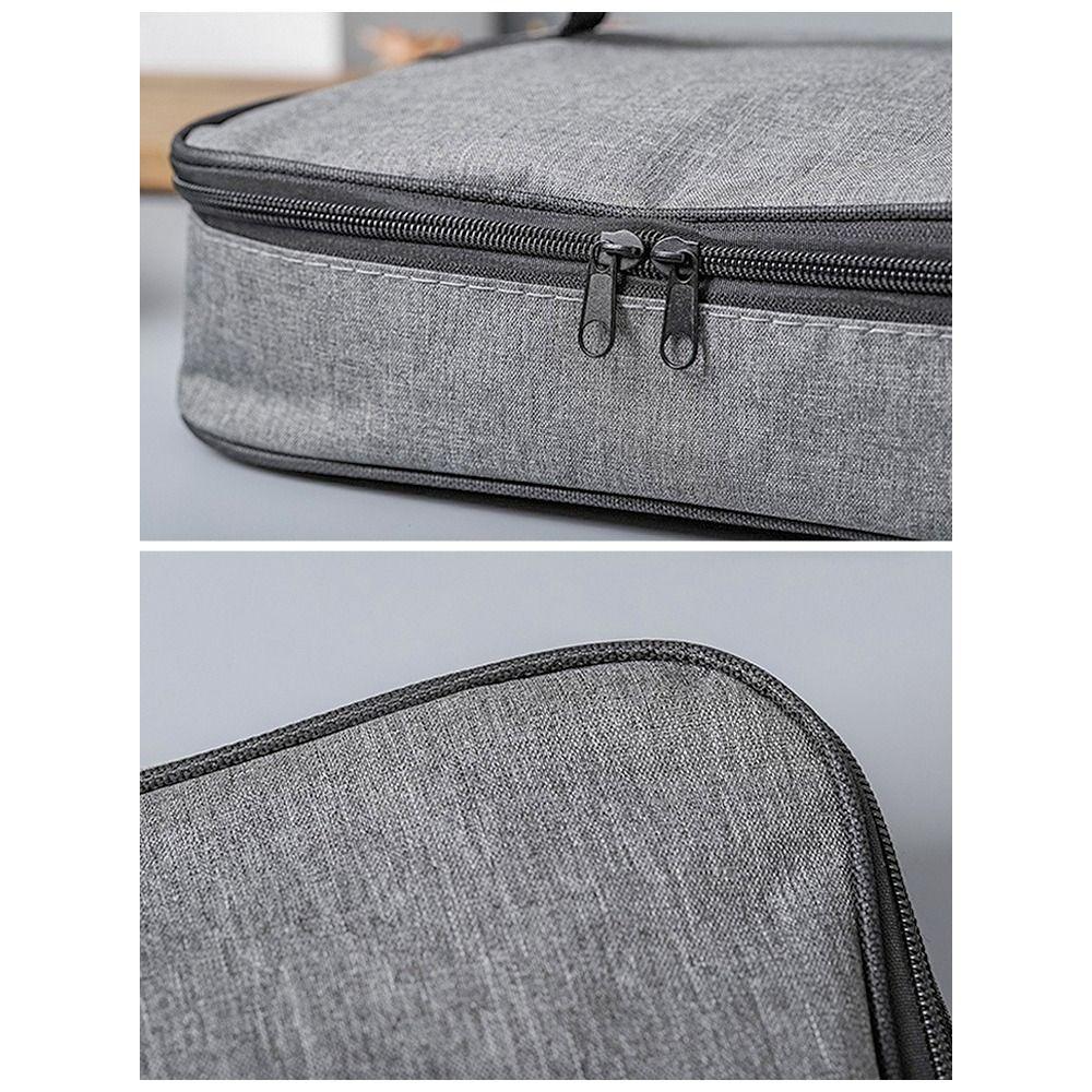 Waterproof Picnic Storage Bag Breakfast Organizer Cooler Lunch Bag Insulated Thermal Bag Lunch Box