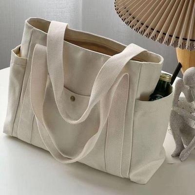 Borsa in Tela Spessa: Borsa a Spalla Capiente, Versatile ed Elegante per Studenti