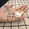 Y2K Whale Shell Starfish Lanyard Phone Charms Ins Style Beaded Keychain Mobile Phone Camera Charms for Girl Gifts