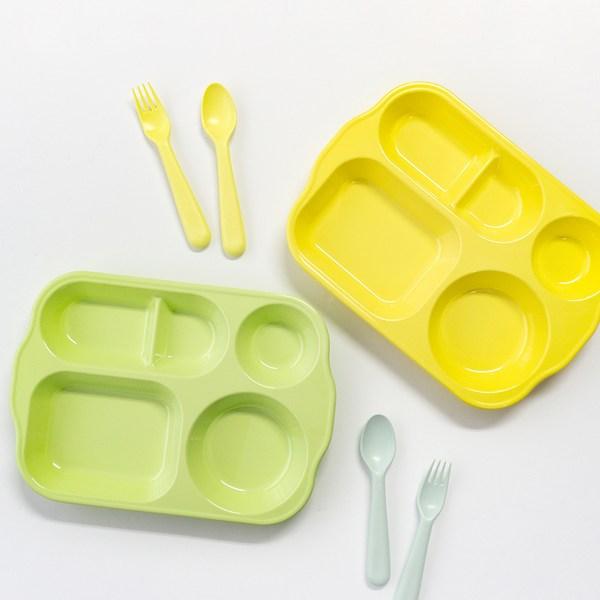 Roya Infant Melamine Plate Set 805+Baby Food Bowl, Light Green, Food Plate + Baby Food Bowl, Popular Korean Parenting Items