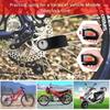 Motorrad Fahrrad Lock Alarm Sicherheit Schutz Vorhängeschloss Disc Aluminium Legierung Anti-Diebstahl Erinnerung Seil Lock Beutel Motorrad Zubehör