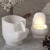 3D Toilet Shape Silicone Toilet Mold Handmade Heat Resistant Toilet Storage Mold Non-Stick Flexible DIY Craft Mold Aromatherapy