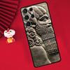 Assyrian Lamassu Winged Bull Case For Samsung Galaxy S24 S23 Ultra S22 Note 10 Plus Note 20 S9 S10 S21 FE S20 FE Cover