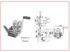 Argano a manovella manuale per rimorchio di yacht portatile - Capacità 1200, 2000, 2500 libbre