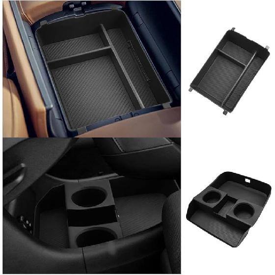 Ruiya 2026 Palisade Center Console Organizer for Hyundai Palisade 2026 Accessories ABS Material Upper Layer Armrest Console Organizer Compatible with
