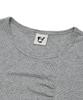 LMR Dot Shirred Short Sleeve T-Shirt Grey