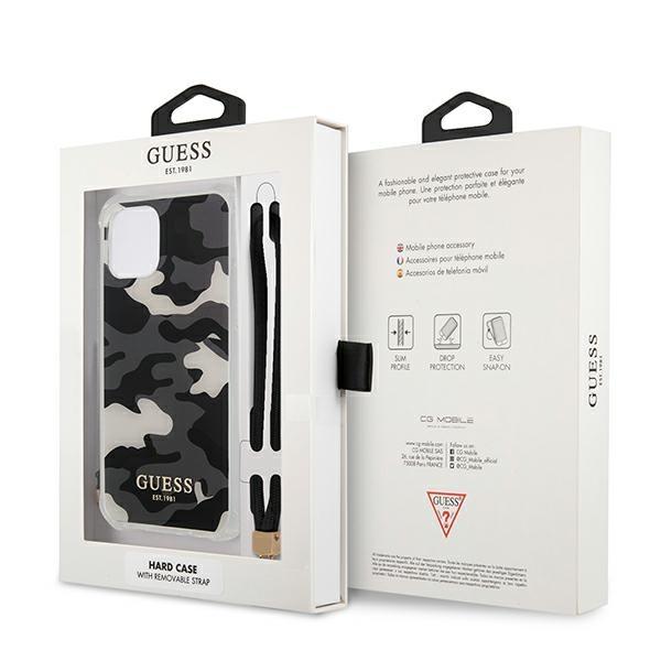 Guess Guhcp12Lksarbk Iphone 12 Pro Max 6,7 Czarny/Black Hardcase Camo Collection
