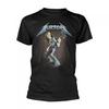 Metallica Unisex Adult Cliff Burton Squindo Stack T-Shirt