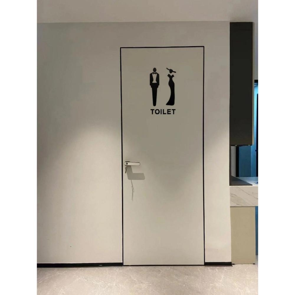 2D Acryl Toiletbord Moderne Wanddecoratie Transparante Gelaagde Pijlen Zwarte Accenten Badkamer Kunst Kerst Nieuwjaars Cadeau