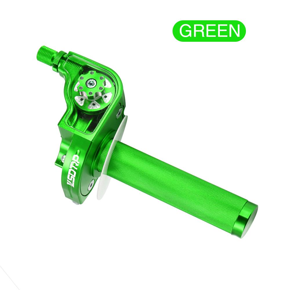 Alconstar- CNC Aluminum Adjustable Motorcycle Motorbike Throttle Grips Settle Quick Twister Gas Dirt Pit Bikes ATV UTV Throttles 2