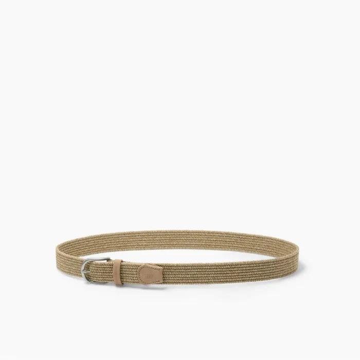 Beige Elastic Webbing Belt (35mm) ARABM26351BEX