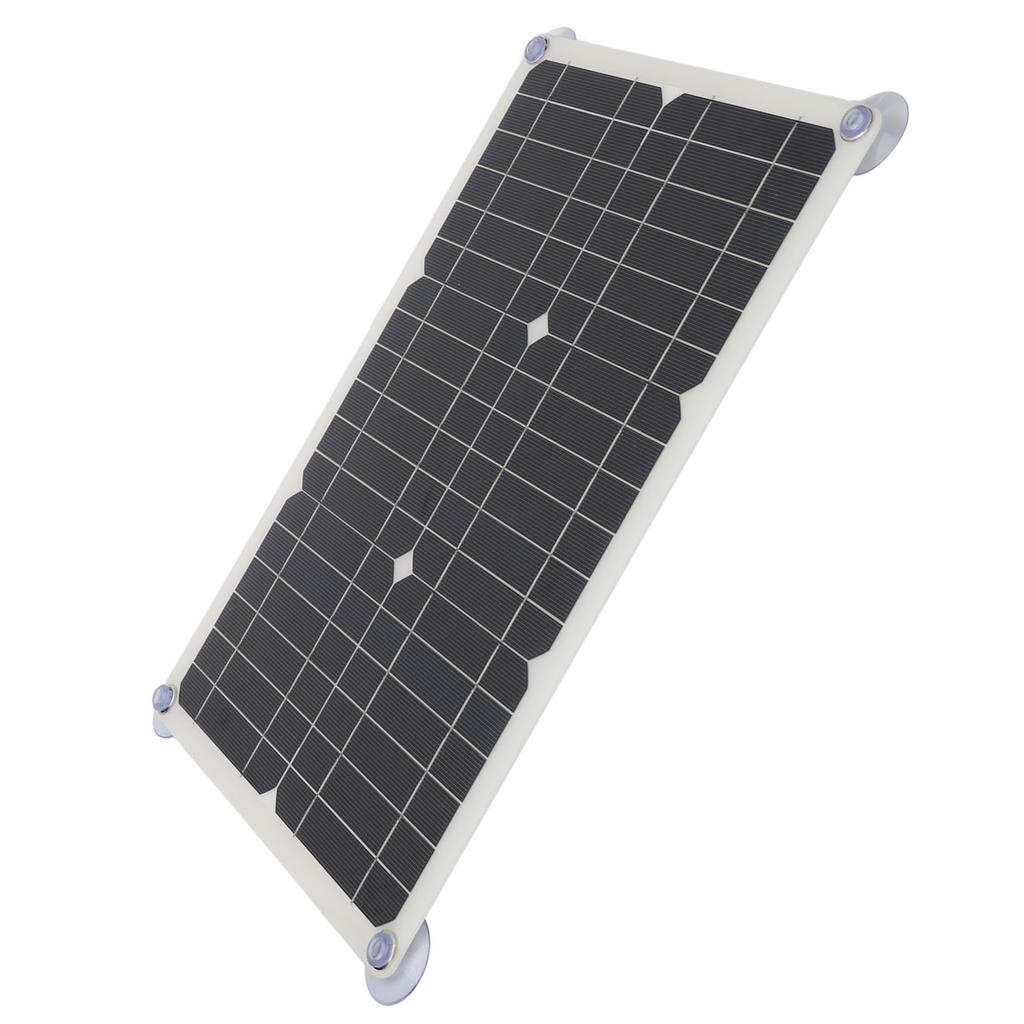100W 18V Solar Battery Trickle Charger Maintainer Portable USB Controller Monocrystalline Panel Charging Kit 42 X 28cm