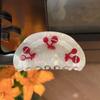 Acetate Acetic Acid Hair Claw Korean Style Geometry Hair Crab Clip Cherry Shark Clip  Headwear
