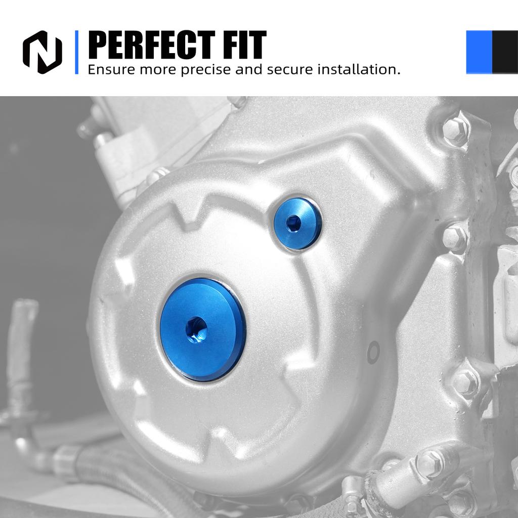 For Yamaha YZ250F YZ450F 2014-2021 WR250F WR450F YZ250FX YZ450FX 2016-2021 Engine Timing Cover Cap Plug Scews YZF WRF 250 450
