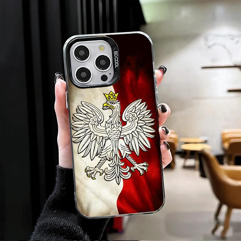 

Чехол для телефона с флагом Польши (бело-красный), ударопрочный, для iPhone 17 Air 16 16E 15 Pro Max 14 Plus 13 Mini 12, задняя крышка, противоударный Fundas iPhone 16E