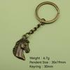 Elegant Horse Head Keychain Pendant Jewelry