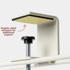 Carbon Steel Desk Mounted Hook Adjustable Desk Side Handbag Rack Table Backpack Holder  Home Office