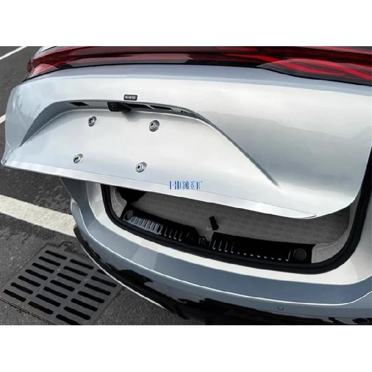 For BYD Han L 2025 + Car Rear Trunk Tail Gate Trim Garnish Body Kit Styling Protector Decoration Accessories Exterior Sticker