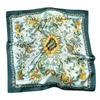 70x70cm Nylon Square Scarf Women Vintage Print Lightweight Accessory Office Casual Hair Styling