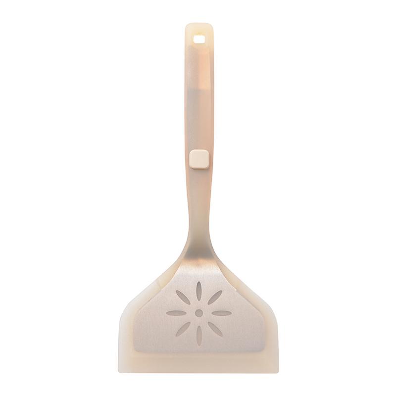 Silicone Spatula with Stainless Steel Core, Non-stick Turner Shovel for Omelette Pan, Egg Pancake Burger Fish Flipper
