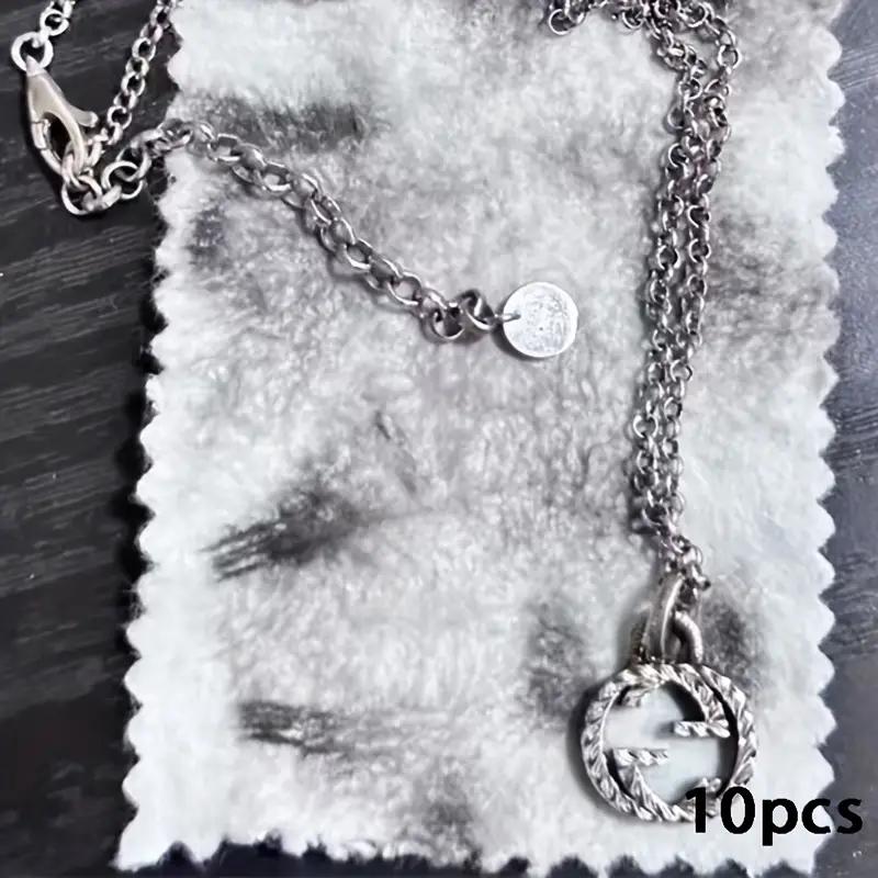 10pcs Polish Polishing Cloth Silver Color Cleaning Polishing Cloth Soft Clean Wipe Wiping Cloth For Silver Gold Jewelry Tools