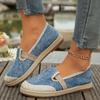 Fashion 2025 Autumn Canvas Shoes Breathable Casual Shoes Slip-On Hemp Shoes  Women Footwear