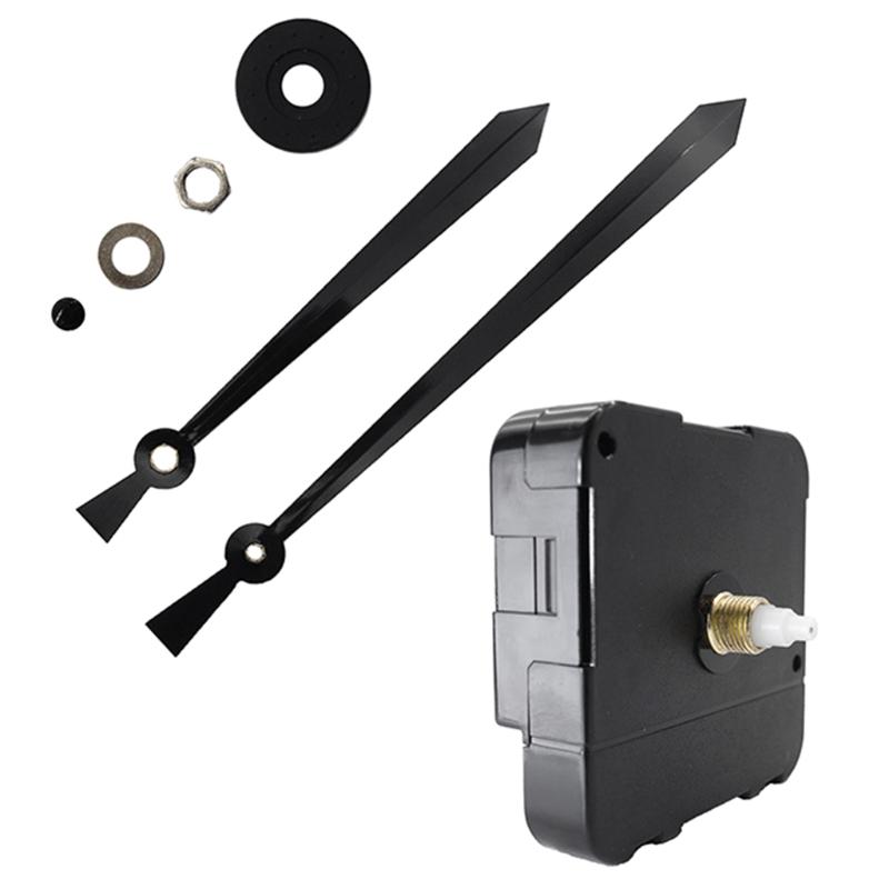 DIY Silent Clock Quartz Movement Mechanism with Long Spade Hands Repair ...