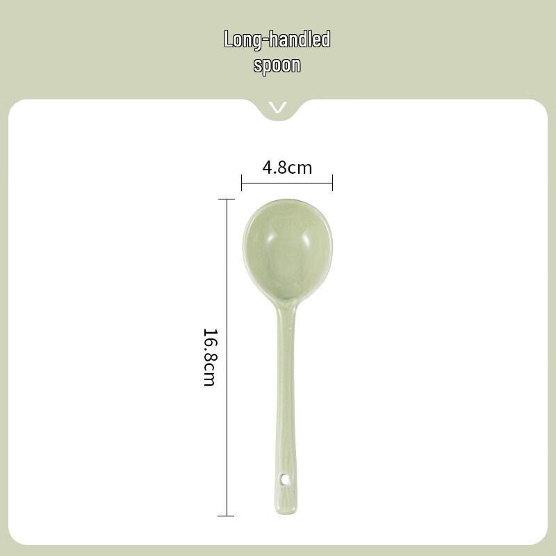 Qiwei Cream Style Ceramic Rice Bowl