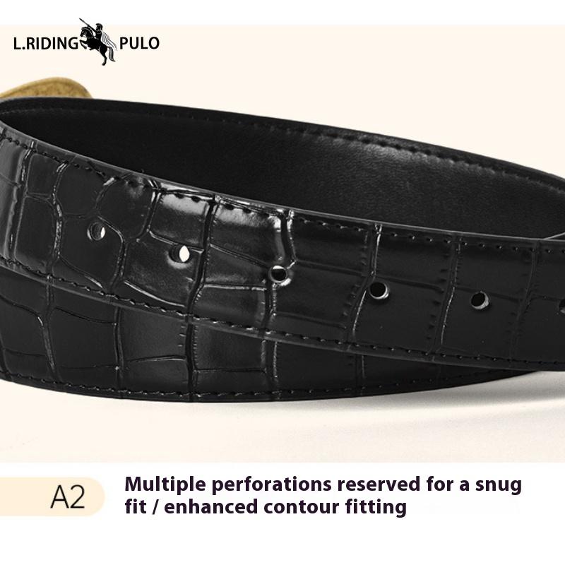 Vintage Cowhide Pin Buckle Women's Belt Versatile Decoration High-grade Pink Genuine Leather Belt Belt