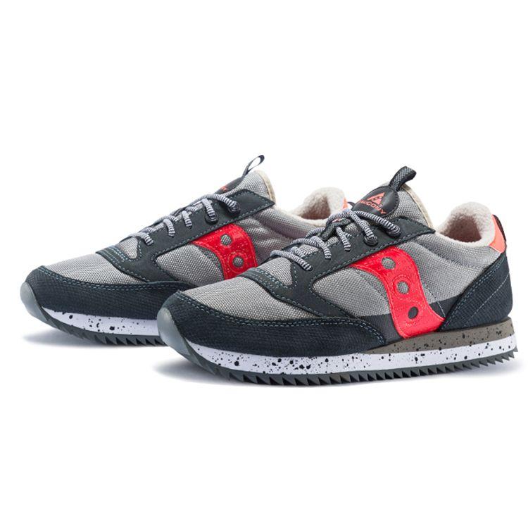 Saucony Jazz Original Classic Retro Rubber Shock Absorption Non-Slip Wear-Resistant Breathable Low-Top Running Shoes Men sneaker Gray S70512-2
