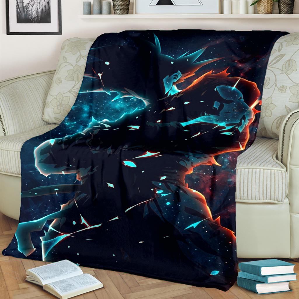 Dragon Ball! Home Blanket Warm Comfortable Flannel for Bedrooms, Sofas, Beds, Chairs, Picnics, Travel