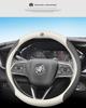 Women's Genuine Leather Steering Wheel Cover for Buick: Excelle, Envision, Regal, LaCrosse, Verano, Excelle GT, GL6, Encore, GL8.