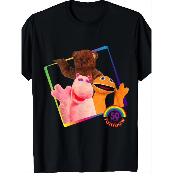 R-Ainbow 1972 50 Years Bungle George And Zippy T-Shirt S
