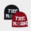 Y2K Knitted Hats Men's And Women's Letter Printing Jacquard Hats Outdoor Sports Riding Warm Hat