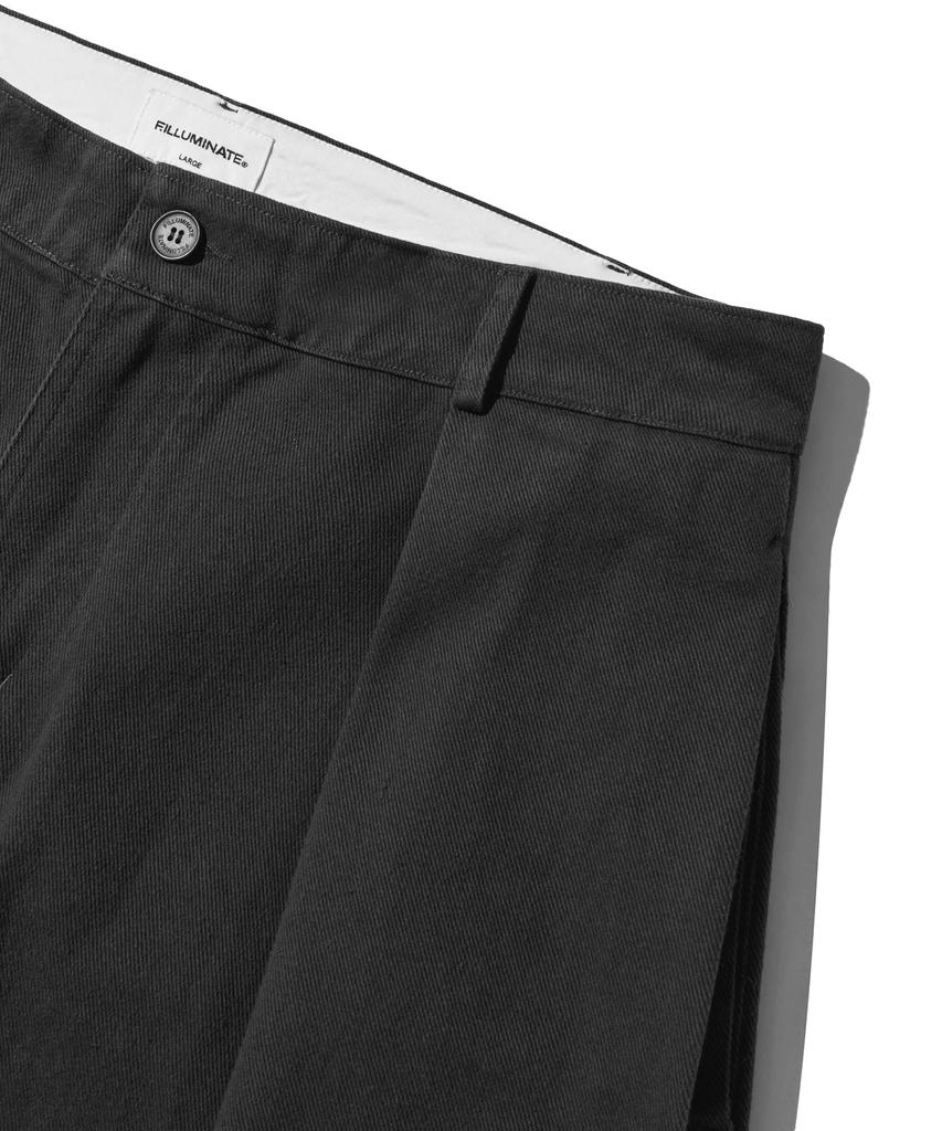 FILLUMINATE Cotton Side Tuck Balloon Pants - Black