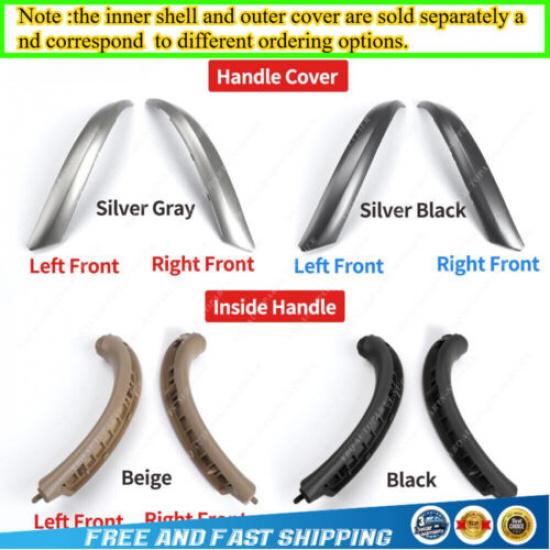 For BMW X5 E53 1999 2000 - 2006 Car Interior Door Handle Panel Pull Trim Cover